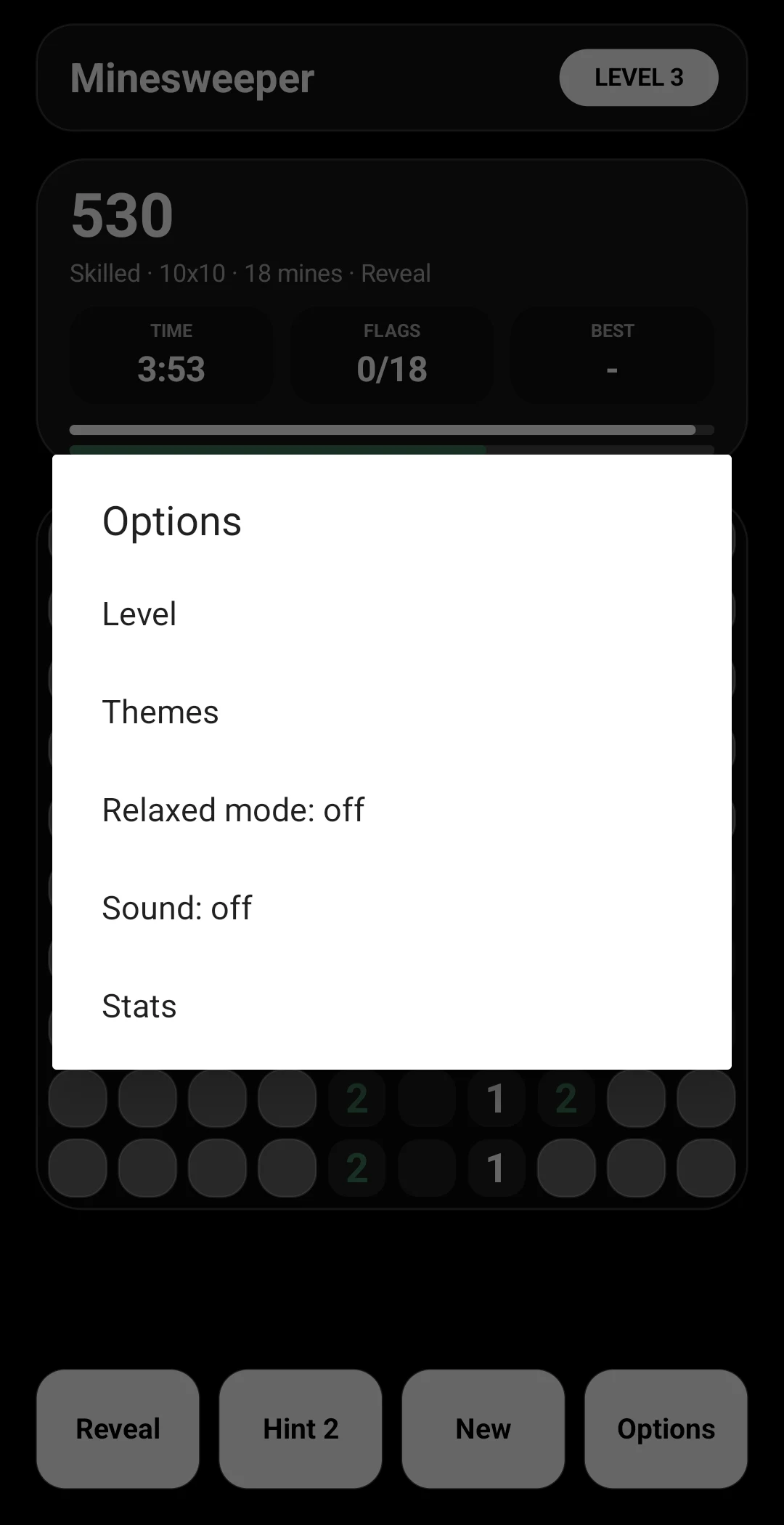 Minesweeper screenshot